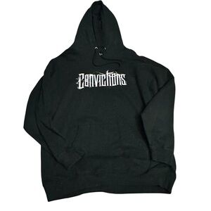 Convictions Black Hoodie for Men